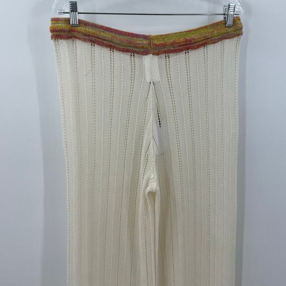 NWT YanYan Knits Honey Pant Ivory L - Picture 13 of 14